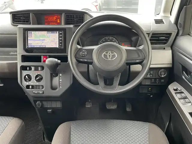 トヨタ ルーミー X 神奈川県 2020(令2)年 3.3万km ブライトシルバーM ワンオーナー/純正メモリナビ/　（CD・Bluetooth）/ワンセグTV/左側パワースライドドア/トヨタセーフティセンス/バックカメラ/前後ドライブレコーダー/アイドリングストップ/スマートキー×2/ETC/保証書/取扱説明書