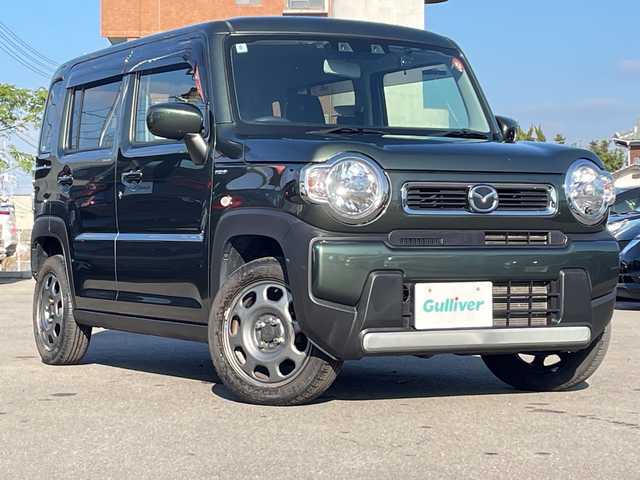 マツダ フレア クロスオーバー ハイブリッド XG 山口県 2020(令2)年 5.9万km 緑 SDナビ（MDV-D308BT）/（Bluetooth/DVD/ワンセグTV）/バックカメラ/前席シートヒーター/ドライブレコーダー （F）　ZDR-022/クリアランスソナー/ETC/スマートキー/プッシュスタート/アイドリングストップ/パワーステアリング/パワーウィンドウ/スペアキー/ABS/横滑り防止装置/盗難防止装置/レーンキープアシスト/衝突被害軽減システム/取扱説明書/保証書