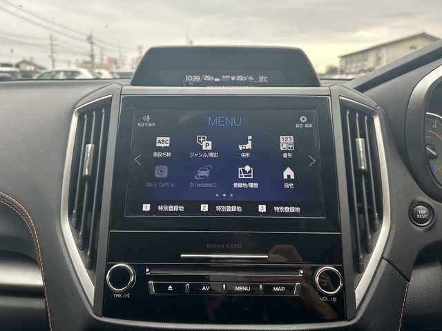 スバル インプレッサ ＸＶ 2．0i－S アイサイト 富山県 2019(令1)年 4.4万km ダークブルーパール 純正ナビ（9インチ）/【CD/DVD/BT/フルセグTV/iPod/AUX/Carplay】/バックカメラ/サイドカメラ/アイサイト/4WD/コーナーセンサー（後ろ）/アダプティブヘッドライト/レザーシート/純正アルミホイール/クルーズコントロール/パワーシート/スマートキー/スペアキー/アイドリングストップ/ETC/プッシュスタート/ルーフレール/純正フロアマット/レーンアシスト