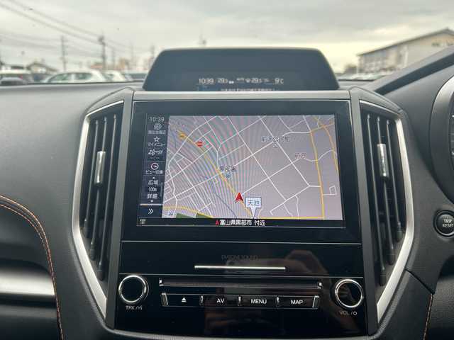 スバル インプレッサ ＸＶ 2．0i－S アイサイト 富山県 2019(令1)年 4.4万km ダークブルーパール 純正ナビ（9インチ）/【CD/DVD/BT/フルセグTV/iPod/AUX/Carplay】/バックカメラ/サイドカメラ/アイサイト/4WD/コーナーセンサー（後ろ）/アダプティブヘッドライト/レザーシート/純正アルミホイール/クルーズコントロール/パワーシート/スマートキー/スペアキー/アイドリングストップ/ETC/プッシュスタート/ルーフレール/純正フロアマット/レーンアシスト