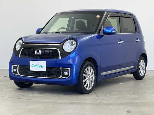 ホンダ Ｎ ＯＮＥ プレミアム ツアラー 新潟県 2015(平27)年 12.5万km ブリリアントスポーティブルーメタリック2トーン カロッツェリアメモリナビ【AVIC-MRZ09】/　ワンセグTV/Bluetooth/CD/DVD/クルーズコントロール/ハーフレザーシート/ドライブレコーダー/バックモニター/ビルトインETC/アイドリングストップ/横滑り防止装置/オートライト/パドルシフト/レザーステアリング