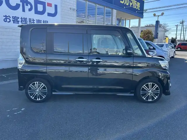 ダイハツ タント カスタム RS SA 群馬県 2014(平26)年 10万km ブラックマイカメタリック (株)IDOMが運営する【じしゃロン伊勢崎店】の自社ローン専用車両になりますこちらは現金またはオートローンご利用時の価格です。自社ローンご希望の方は別途その旨お申付け下さい/スマートアシスト/両側パワースライドドア/社外SDナビゲーション/バックカメラ/CD/DVD/SD/DTV/BT(通話のみ）/LEDヘッドライト/フォグライト/オートライト/ETC/アイドリングストップ/ドアバイザー/純正フロアマット