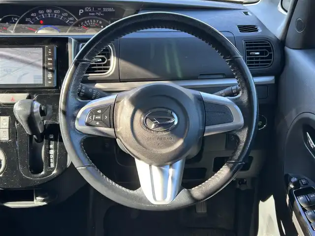 ダイハツ タント カスタム RS SA 群馬県 2014(平26)年 10万km ブラックマイカメタリック (株)IDOMが運営する【じしゃロン伊勢崎店】の自社ローン専用車両になりますこちらは現金またはオートローンご利用時の価格です。自社ローンご希望の方は別途その旨お申付け下さい/スマートアシスト/両側パワースライドドア/社外SDナビゲーション/バックカメラ/CD/DVD/SD/DTV/BT(通話のみ）/LEDヘッドライト/フォグライト/オートライト/ETC/アイドリングストップ/ドアバイザー/純正フロアマット