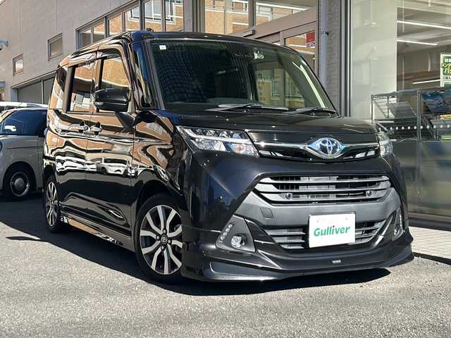 トヨタ タンク カスタムG－T 高知県 2019(令1)年 4.1万km ブラックマイカメタリック フルモデリスタ/両側パワースライドドア/ターボ/純正9インチナビ/（Bluetoothオーディオ/フルセグTV/バックカメラ/CD）ETC/スマートキー/クルーズコントロール/純正フロアマット/純正アルミ/オートハイビーム/前後コーナーセンサー/LEDヘッドライト/衝突被害軽減ブレーキ/レーンキープアシスト