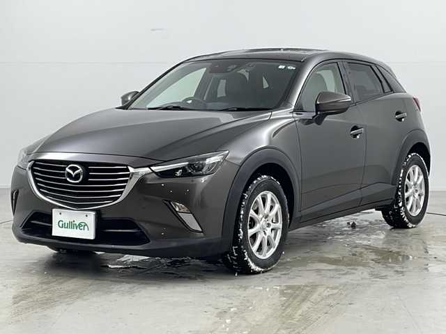 マツダ ＣＸ－３ XD ツーリング 道央・札幌 2016(平28)年 3.8万km チタニウムフラッシュマイカ ・ディーゼル/・純正SDナビ(TV&DVD&CD&BT)/・スマートシティブレーキサポート/・純正AW夏タイヤ積込/・純正エンジンスターター/・BSM/・両席シートヒーター/・純正ドライブレコーダー(前)/・ヘッドアップディスプレイ/・ビルトインETC/・バックカメラ/・パドルシフト/・クルーズコントロール/・オートライト/・オートワイパー/・プッシュスタート/・ステアリングスイッチ/・ハーフレザーシート/・TCS/・アイドリングストップ/・LEDヘッドライト