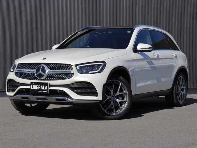 メルセデス・ベンツ ＧＬＣ３００ 4マチック AMGライン 静岡県 2020(令2)年 2.3万km ダイヤモンドホワイト 1オーナー /サンルーフ /レザーエクスクルーシブパッケージ /シートヒーター クーラー マッサージ /MBUXナビ TV BT USB 360°カメラ HUD /ACC LKA BSM /エアサス /ブルメスタ―　/パーキングアシスト /OP20インチAW /前後センサー /前後ドラレコ /パワーバックドア /ワイヤレス充電 /パドルシフト