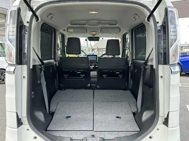 スズキ スペーシア カスタム HYBRID XS ターボ 奈良県 2020(令2)年 5.9万km ピュアホワイトP 純正ナビ/両側パワスラ/ハーフレザー/ターボ付/追従式クルコン/パドルシフト/純正アルミ/シートヒータ/背面テーブル/リアサーキュレーター/ETC/ドラレコ/オートライト（LED）/Bluetooth/バックカメラ/純正フロアマット/フルセグTV/リアサンシェード/保証書/取扱説明書