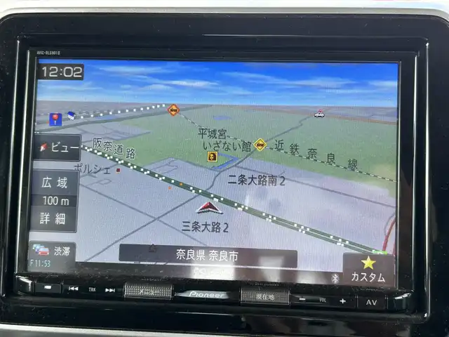 スズキ スペーシア カスタム HYBRID XS ターボ 奈良県 2020(令2)年 5.9万km ピュアホワイトP 純正ナビ/両側パワスラ/ハーフレザー/ターボ付/追従式クルコン/パドルシフト/純正アルミ/シートヒータ/背面テーブル/リアサーキュレーター/ETC/ドラレコ/オートライト（LED）/Bluetooth/バックカメラ/純正フロアマット/フルセグTV/リアサンシェード/保証書/取扱説明書