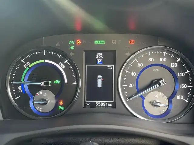 トヨタ ヴェルファイア ハイブリット ZR Gエディション 長野県 2018(平30)年 5.6万km ブラック 純正ナビ（FM、AM、CD、DVD、BT）/フルセグテレビ/バックカメラ/ETC２．０/純正フリップダウンモニター/クルーズコントロール追従有/メモリシート/全席パワーシート/前方ドライブレコーダー/ステアリングヒーター/電動リアゲート/前後コーナーセンサー/衝突軽減システム/純正フルエアロ/横滑り防止装置/両側パワースライドドア/オットマン/１００V充電/純正フロアマット/純正１７AW/LEDオートライト/オートマチックハイビーム/ダブルサイドエアバック/カーテンエアバック/保証書、取扱説明書/スペアキー（１本）