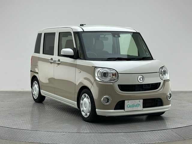 ダイハツ ムーヴ キャンバス G SA Ⅱ 兵庫県 2017(平29)年 2.3万km パールホワイトⅢ/ナチュラルベージュマイカメタリック 2トーン 社外ナビ/フルセグ CD DVD BT MSV/バックカメラ/ETC/両側パワースライドドア/衝突軽減ブレーキ/LDA/LEDヘッドライト/フォグライト/オートライト/アイドリングストップ/ローダウン/社外アルミホイール積み込み/スマートキー