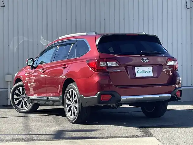 スバル アウトバック リミテッド 山形県 2015(平27)年 1.8万km ヴェネチアンレッドパール 4WD/アイサイト/純正SDナビ/　　【CD DVD BT フルセグ AUX USB】/バックカメラ/パワーバックドア/追従型クルーズコントロール/LEDオートライト/革シート/パワーシート/シートヒーター/純正18インチアルミホイール/ドライブレコーダー/ダウンヒルアシストコントロール/ブラインドスポットモニター/パドルシフト/スマートキー×2/ETC