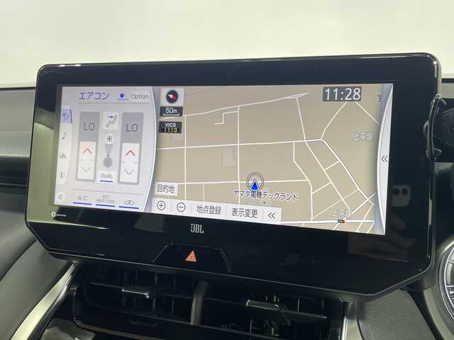 トヨタ ハリアー Z 神奈川県 2021(令3)年 1.2万km プレシャスブラックパール メーカー12.3型ナビ/AM　FM　フルセグ　USB　Bluetooth　Miracast　AUX/バックカメラ/モデリスタエアロ（フロント・サイド・リアアンダー）/モデリスタマフラーカッター/JBLプレミアムサウンドシステム/トヨタセーフティセンス/レーダークルーズコントロール/ブラインドスポットモニター/デジタルインナーミラー内蔵前後ドライブレコーダー/ヘッドアップディスプレイ/革巻きステアリング/ステアリングリモコン/ハーフレザーシート/運転席パワーシート/USBポート×4/スカッフプレートイルミ/スマートキー/保証書/取扱説明書/パワーバックドア/LEDヘッドライト/フォグランプ/純正19インチアルミ/プリクラッシュセーフティ/クリアランスソナー/リヤクロストラフィックアラート/標識認識機能/先行車発進告知