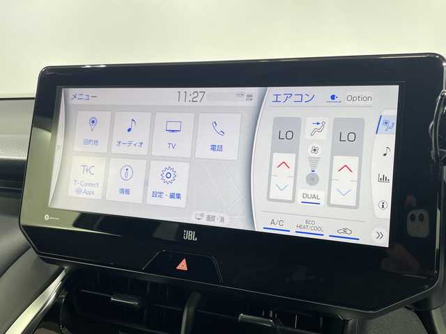 トヨタ ハリアー Z 神奈川県 2021(令3)年 1.2万km プレシャスブラックパール メーカー12.3型ナビ/AM　FM　フルセグ　USB　Bluetooth　Miracast　AUX/バックカメラ/モデリスタエアロ（フロント・サイド・リアアンダー）/モデリスタマフラーカッター/JBLプレミアムサウンドシステム/トヨタセーフティセンス/レーダークルーズコントロール/ブラインドスポットモニター/デジタルインナーミラー内蔵前後ドライブレコーダー/ヘッドアップディスプレイ/革巻きステアリング/ステアリングリモコン/ハーフレザーシート/運転席パワーシート/USBポート×4/スカッフプレートイルミ/スマートキー/保証書/取扱説明書/パワーバックドア/LEDヘッドライト/フォグランプ/純正19インチアルミ/プリクラッシュセーフティ/クリアランスソナー/リヤクロストラフィックアラート/標識認識機能/先行車発進告知