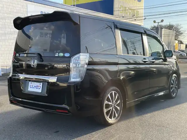 ホンダ ステップワゴン スパーダ Z クールスピリット 群馬県 2013(平25)年 9.8万km プレミアムスパークルブラックパール (株)IDOMが運営する【じしゃロン伊勢崎店】の自社ローン専用車両になりますこちらは現金またはオートローンご利用時の価格です。自社ローンご希望の方は別途その旨お申付け下さい/両側パワースライドドア/純正メモリーナビゲーション/バックカメラ/CD/DVD/SD/MSV/DTV/BT（通話のみ）/クルーズコントロール/パドルシフト/HIDヘッドライト/オートライト/アイドリングストップ/ドアバイザー/純正フロアマット