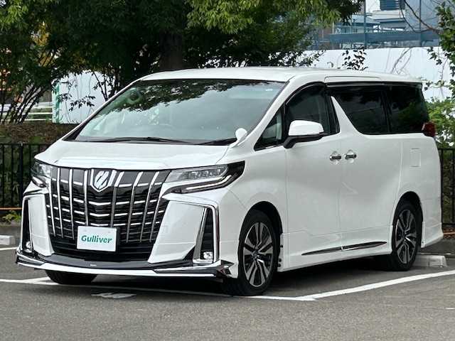トヨタ アルファード S Cパッケージ 宮城県 2021(令3)年 2.5万km ホワイトパールクリスタルシャイン ワンオーナー/純正ナビ/CD/DVD/Bluetooth接続/車外バックカメラ/エアロパーツ(モデリスタ)/トヨタセーフティーセンス/・レーントレーシングアシスト/・アダプティブドライビングビーム/・プリクラッシュセーフティ/・レーンディパーチャーアラート/・ロードサインアシスト/・ブラインドスポットモニター/・クリアランスソナー/・リヤトラックアラート/電動リアゲート/両側パワースライドドア/ハンドルヒーター/シートヒーター/パワーシート(1・2列目)/助手席オットマン/チップアップシート/ドライブレコーダー前後/社外ビルドインETC/ナノイー/オートライト/オートマチックハイビーム/コーナーセンサー前後/シートメモリー