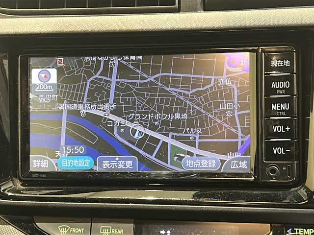 トヨタ アクア S 新潟県 2016(平28)年 7.2万km ライムホワイトパールクリスタルシャイン ワンオーナー/フルセグテレビ/AM/FM/AM視聴可/バックカメラ/純正ホイール（サマータイヤ）車載/格納電動ウィンカーミラー/ドアバイザー/ETC/保証書/取扱説明書