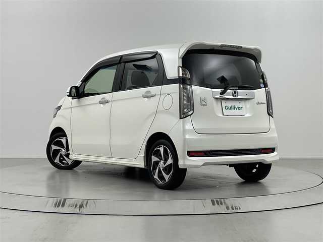 ホンダ Ｎ ＷＧＮ カスタム G ターボパッケージ 埼玉県 2014(平26)年 4.6万km プレミアムホワイトパール 純正ナビ/（ワンセグTV・Bluetooth・CD・DVD）/バックカメラ/クルーズコントロール/ETC/純正アルミホイール/純正フロアマット/パドルシフト/ドアバイザー/スマートキー/スタッドレスタイヤ（社外ホイール）積込み