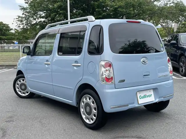 ダイハツ ミラ ココア プラスX 静岡県 2014(平26)年 6.7万km ミストブルーマイカメタリック ＡＢＳ　/純正ＣＤオーディオ　/前後ドラレコ　/ＥＴＣ　/フォグランプ　/ルーフレール　/ナノイー 付ルーフランプ/デンカク　/ウインカーミラー　/ヘッドライトレベライザー　/スマートキー　　/スペアキー　　/保証書　/取説