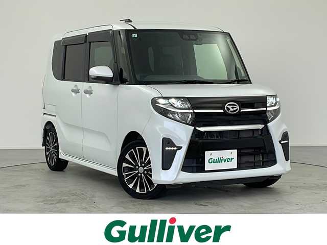 ダイハツ タント カスタム RS 愛知県 2019(令1)年 2.5万km シャイニングホワイトパール 社外ナビ/衝突軽減/両側電動/ETC/ドライブレコーダー/コーナーセンサー/バックカメラ/ＬＥＤヘッドライト/スマートキー/オートライト/オートエアコン/電動ミラー/純正アルミホイール