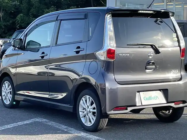 日産 デイズ ハイウェイスターX 青森県 2013(平25)年 11.2万km プレミアムパープルP ４WD/社外SDナビ(フルセグTV/CD/DVD/Bluetooth/SD)/バックカメラ/シートヒーター/スペアキー/USB入力端子/アイドリングストップ