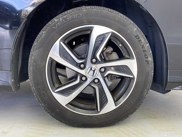 ホンダ オデッセイ G エアロパッケージ 茨城県 2015(平27)年 8.6万km クリスタルブラックパール 純正ナビ　フルセグＴＶ　バックモニター　両側電動スライドドア　クルコン　スマートキー　ＥＴＣ　オートライト　横滑り防止装置　プッシュスタート　エアロ　純正１７インチアルミホイール　純正フロアマット