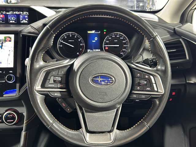 スバル インプレッサ ＸＶ 2．0i－L アイサイト 沖縄県 2017(平29)年 8.1万km ダークグレーメタリック 禁煙車　/アイサイト/純８インチナビ/ＣＤ／ＤＶＤ／Ｂｌｕｅｔｏｏｔｈ／フルセグＴＶ/レーダークルーズコントロール/ブラインドスポットモニター/純正フロアマット/革巻きステアリング/ＬＥＤヘッドライト/ドアバイザー/ナノイーエアコン/くリアランスソナー