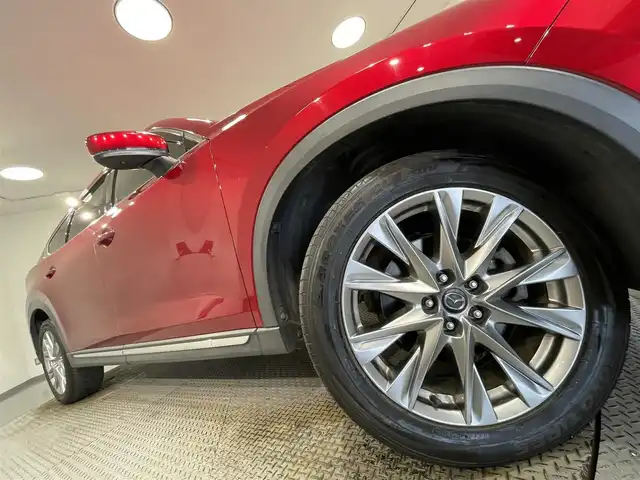 マツダ ＣＸ－８ XD Lパッケージ 愛知県 2018(平30)年 8.4万km ソウルレッドクリスタルM 純正８インチナビ/３６０°ビューモニター/アルパインフリップダウンモニター/本革シート/レーダークルーズコントロール/衝突軽減ブレーキ/車線逸脱警報/クリアランスソナー/ブラインドスポットモニター/パワーバックドア/ヘッドアップディスプレイ/電動パーキングブレーキ/ブレーキホールド/パワーシート【シートメモリー機能付】/シートヒーター/ハンドルヒーター/ドライブレコーダー/ビルトインＥＴＣ/USB＆AUX入力端子/ISOFIX/アイドリングストップ/純正フロアマット/純正19インチアルミホイール