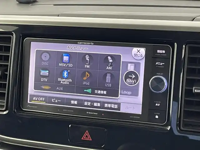 日産 デイズ ルークス ハイウェイスターターボ 埼玉県 2014(平26)年 5.9万km プレミアムパープルP 社外ナビ/ CD DVD 地デジTV Bluetooth/アラウンドビューモニター/両側パワースライドドア/ETC/オートエアコン/オートライト/プッシュスタート/スマートキー/電動格納ミラー/純正フロアマット/純正アルミホイール