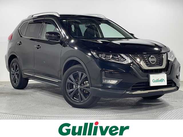 日産 エクストレイル 20Xi 広島県 2021(令3)年 3.2万km ダイヤモンドブラック 純正９型ナビ　/アラウンドビューモニター　/フルセグ　/シートヒーター　/レーダークルーズコントロール　/オートハイビーム　/パワーシート/リモコンオートバックドア/衝突軽減ブレーキ　/ブラインドスポットモニター/純正18インチアルミホイール(225/60/R18)/エアバック（運転席/助手席）