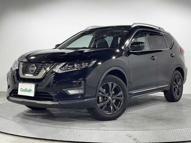日産 エクストレイル 20Xi 広島県 2021(令3)年 3.2万km ダイヤモンドブラック 純正９型ナビ　/アラウンドビューモニター　/フルセグ　/シートヒーター　/レーダークルーズコントロール　/オートハイビーム　/パワーシート/リモコンオートバックドア/衝突軽減ブレーキ　/ブラインドスポットモニター/純正18インチアルミホイール(225/60/R18)/エアバック（運転席/助手席）