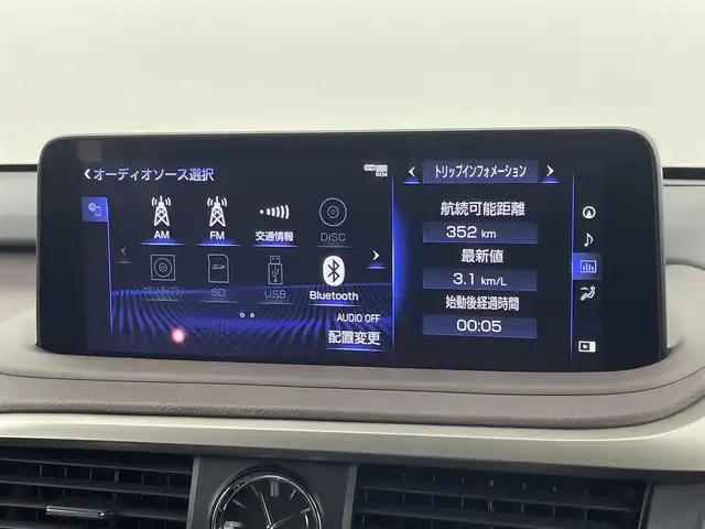 レクサス ＲＸ 450hL 福岡県 2019(令1)年 7.7万km ソニックチタニウム サンルーフ　/メーカーナビ　/全方位カメラ　/ＥＴＣ　/ドラレコ　/ＡＣＣ　/コーナーセンサー　/衝突軽減ブレーキ　/レーンキープ　/ＢＳＭ　/ＰＫＳＢ　/パドルシフト　/シートヒーター／ベンチレーション　/パワーバックドア