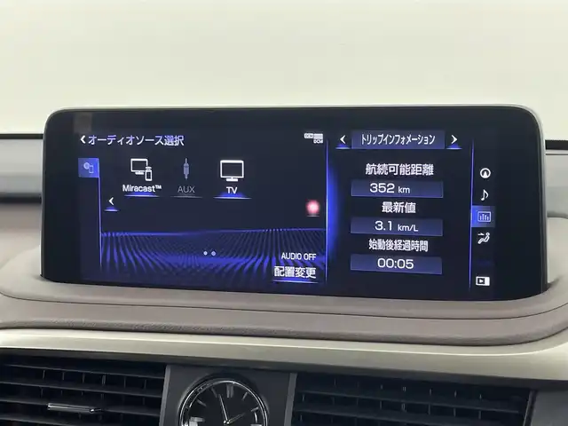 レクサス ＲＸ 450hL 福岡県 2019(令1)年 7.7万km ソニックチタニウム サンルーフ　/メーカーナビ　/全方位カメラ　/ＥＴＣ　/ドラレコ　/ＡＣＣ　/コーナーセンサー　/衝突軽減ブレーキ　/レーンキープ　/ＢＳＭ　/ＰＫＳＢ　/パドルシフト　/シートヒーター／ベンチレーション　/パワーバックドア