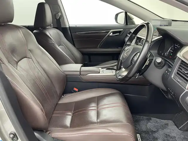 レクサス ＲＸ 450hL 福岡県 2019(令1)年 7.7万km ソニックチタニウム サンルーフ　/メーカーナビ　/全方位カメラ　/ＥＴＣ　/ドラレコ　/ＡＣＣ　/コーナーセンサー　/衝突軽減ブレーキ　/レーンキープ　/ＢＳＭ　/ＰＫＳＢ　/パドルシフト　/シートヒーター／ベンチレーション　/パワーバックドア