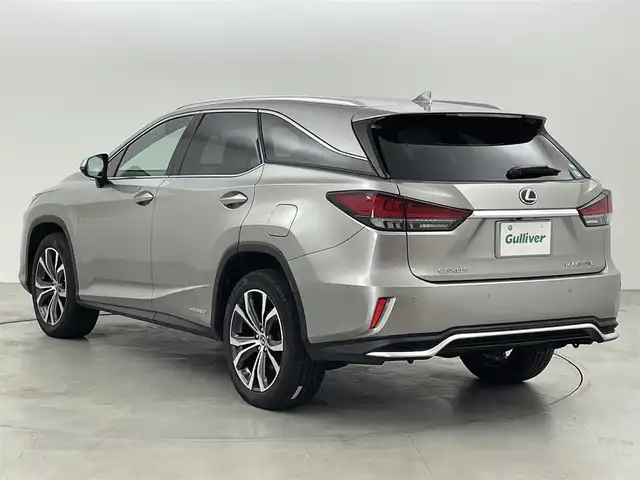 レクサス ＲＸ 450hL 福岡県 2019(令1)年 7.7万km ソニックチタニウム サンルーフ　/メーカーナビ　/全方位カメラ　/ＥＴＣ　/ドラレコ　/ＡＣＣ　/コーナーセンサー　/衝突軽減ブレーキ　/レーンキープ　/ＢＳＭ　/ＰＫＳＢ　/パドルシフト　/シートヒーター／ベンチレーション　/パワーバックドア