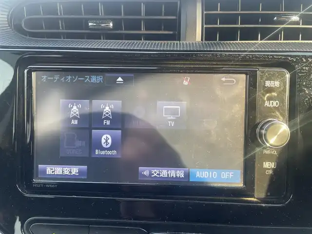 トヨタ アクア S スタイルブラック 石川県 2018(平30)年 12万km ダークブルーマイカ ワンオーナー/純正SDナビ【NSZT-W66T】/　(フルセグTV/Bluetooth/DVD/SD)/バックカメラ/前後ドライブレコーダー/TOYOTA Safety Sense/・プリクラッシュセーフティ/・レーントレーシングアシスト/・レーンディパーチャーアラート/・先行車発進告知機能/横滑り防止装置/盗難防止装置/社外15インチアルミホイール/スマートキー/オートライト/純正LEDヘッドライト/純正フロアマット/取り扱い説明書