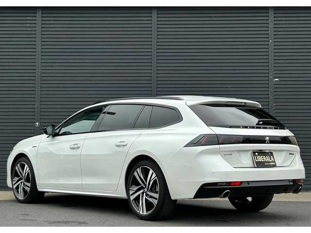 プジョー ５０８ SW GTライン プレミアムレザーED 茨城県 2021(令3)年 1.5万km ネイクルホワイト 純正メモリナビ（iPod/USB)/バックカメラ（サイドカメラ）/アクティブセーフティブレーキ/プッシュスタート/純正19インチアルミホイール/FOCALサウンド/レーンアシスト/・レーンポジショニングアシスト/・レーンキープアシスト/パワーバックドア/レーダークルーズコントロール/LEDヘッドランプ/レザーシート/前席シートヒーター/ETC/新車保証書/取扱説明書/ワンオーナー/スマートキー