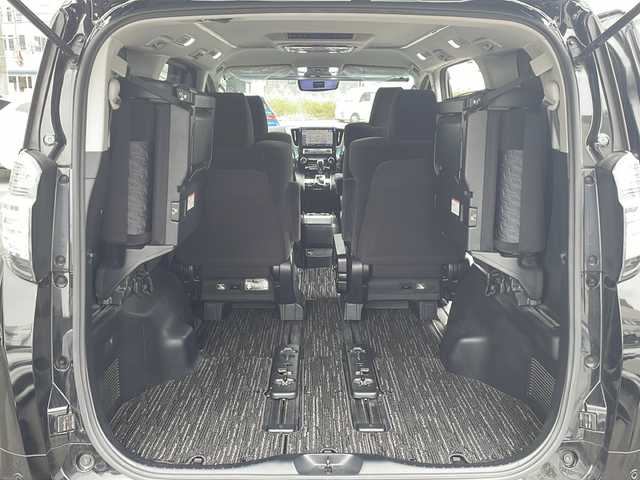 トヨタ ヴェルファイア Z Aエディション 福岡県 2015(平27)年 9.4万km ブラック ワンオーナー/モデリスタエアロ（フロント）/ALPINEナビ（フルセグ・luetooth・DVD・CD)/ALPINE後席モニター/ALPINE12インチデジタルインナーミラー/レーダークルーズコントロール/両側パワースライドドア/衝突被害軽減システム/オートLEDヘッドライト/コーナーセンサー/ステアリングリモコン/本革巻きステアリング/100V充電/USB入力端子/バックカメラ/スマートキー/プッシュスタート/純正フロアマット/アイドリングストップ/横滑り防止装置/盗難防止装置/3列シート/オットマン/ABS/エアバッグ（運転席・助手席）/保証書