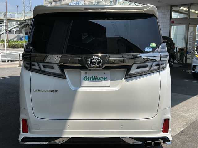 トヨタ ヴェルファイア Z Gエディション 京都府 2019(平31)年 6.8万km ホワイトパールクリスタルシャイン ワンオーナー/純正SDナビ/フルセグTV/モデリスタエアロ/サンルーフ/ＥＴＣ2.0/禁煙車/トヨタセーフティセンス/フリップダウンモニター/（V12T-R68C)/ＢＳＭ/デジタルインナーミラー/Ｄ席ポジションメモリー/前後ドライブレコーダー/ (HDR361GW)/オットマン/3列シート/パワーシート/  D席、N席、2列目/合皮シート/シートヒーター/   D席、N席有/エアシート/   D席、N席有/両側パワースライドドア/バックカメラ/レーンキープアシスト/3眼LED