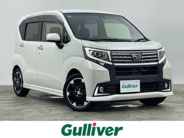 ダイハツ ムーヴ カスタム RS ハイパー SAⅡ 群馬県 2017(平29)年 7万km パールホワイトⅢ 禁煙車　７型ナビ　バックカメラ　フルセグ　Ｂｌｕｅｔｏｏｔｈ接続　衝突軽減システム　ビルトインＥＴＣ　オートライト　横滑り防止装置　アイドリングストップ　プッシュスタート　スマートキー　ＬＥＤ