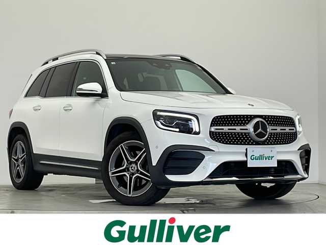 メルセデス・ベンツ ＧＬＢ２００ｄ AMGライン 宮城県 2020(令2)年 5.9万km ポーラホワイト ワンオーナー/パノラミックスライディングルーフ/デジタルインナーミラー/電動リアゲート/純正ナビ/(AM/FM/TV/USB/BT)/全方位カメラ/前後ドライブレコーダー/BSM/レーダークルーズコントロール/パドルシフト/パワーシート/シートメモリー/シートヒーター/プッシュスタート/スマートキー/スペアキー/オートライト/LEDヘッドライト/純正フロアマット/純正19インチアルミホイール