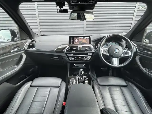 ＢＭＷ Ｘ３ xDrive20d Mスポーツ 茨城県 2019(令1)年 6.3万km 青 ワンオーナー　/黒革　/シートヒーター　/Ｍ付ＰＷシート　/ＨＵＤ　/３６０度カメラ　/ドライビングアシスト　/ＡＣＣ　/ＬＤＷ　/ＬＣＷ　/ＣＴＷ　/ワイヤレス充電　/ナビ　/ＴＶ　/ＢＴ　/ＵＳＢ　/ＤＶＤ　/ＬＥＤ　/ＥＴＣ/禁煙車