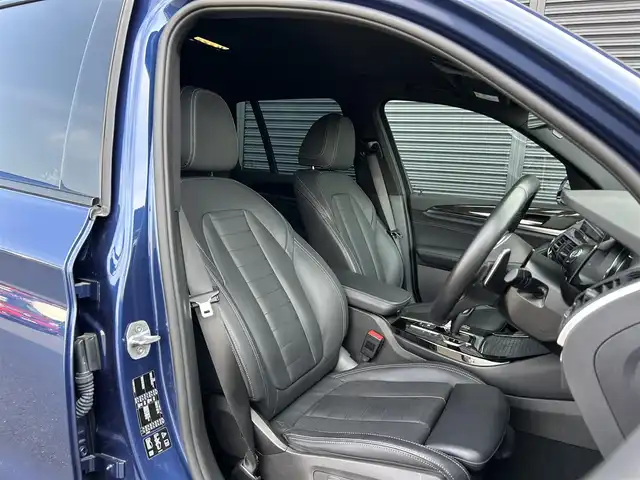 ＢＭＷ Ｘ３ xDrive20d Mスポーツ 茨城県 2019(令1)年 6.3万km 青 ワンオーナー　/黒革　/シートヒーター　/Ｍ付ＰＷシート　/ＨＵＤ　/３６０度カメラ　/ドライビングアシスト　/ＡＣＣ　/ＬＤＷ　/ＬＣＷ　/ＣＴＷ　/ワイヤレス充電　/ナビ　/ＴＶ　/ＢＴ　/ＵＳＢ　/ＤＶＤ　/ＬＥＤ　/ＥＴＣ/禁煙車