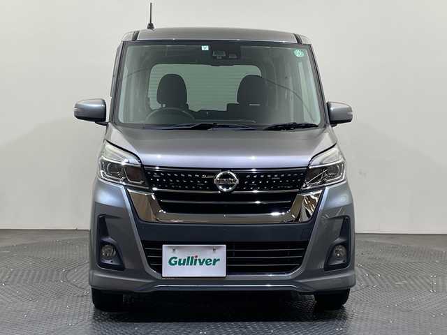 日産 デイズ ルークス ハイウェイスター Gターボ 愛媛県 2017(平29)年 3.6万km チタニウムグレーメタリック ・純正ナビ/フルセグ／Ｂｌｕｅｔｏｏｔｈ/・全方位カメラ/・衝突軽減ブレーキ/・両側パワースライドドア/・クルーズコントロール/・オートマチックハイビーム/・純正１５インチアルミホイール/・ＬＥＤヘッドライト