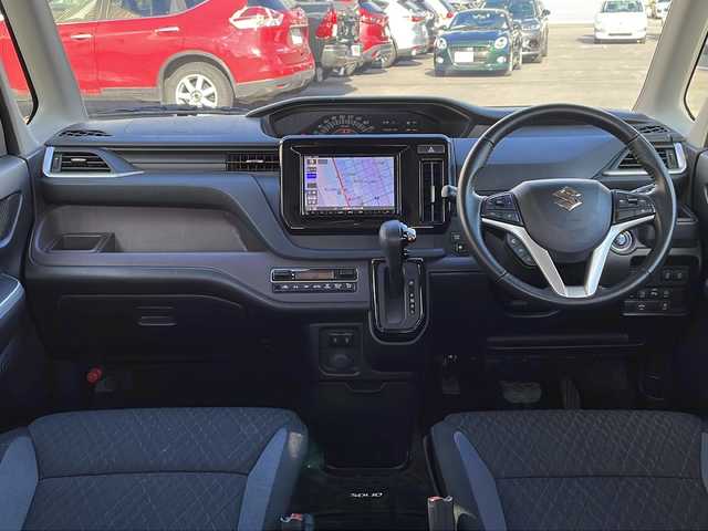 スズキ ソリオ バンディット HV MV 千葉県 2021(令3)年 5.5万km メロウディープレッドパール/ブラック /4WD//禁煙車//ワンオーナー//純正SDナビ//CD/DVD/SD/MSV/USB/BT/フルセグ//全方位カメラ//両側パワースライドドア//純正エンジンスターター//スズキセーフティサポート//デュアルカメラブレーキサポート//レーンキープアシスト//誤発進抑制//レーダークルーズコントロール//ヘッドアップディスプレイ//ビルトインETC//シートヒーター//ミラーヒーター//スマートサーキュレーター//オートライト//LEDヘッドライト//フォグライト//プッシュスタート//純正フロアマット//ドアバイザー//冬タイヤ積込