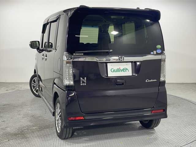 ホンダ Ｎ ＢＯＸ カスタム SSパッケージ 広島県 2016(平28)年 6.4万km プレミアムベルベットパープル・パール 純正ナビ　/両側パワースライドドア　/バックカメラ　/フルセグＴＶ　/シートヒーター　/オートライト　/スマートキー　/ＬＥＤヘッドランプ　/フォグランプ　/ＥＴＣ　/純正14インチアルミホイール/Bluetooth　/盗難防止装置/エアバック（運転席/助手席/サイド）