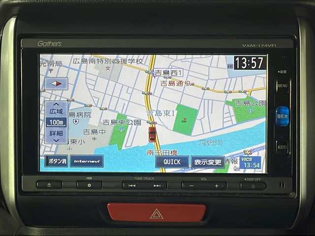 ホンダ Ｎ ＢＯＸ カスタム SSパッケージ 広島県 2016(平28)年 6.4万km プレミアムベルベットパープル・パール 純正ナビ　/両側パワースライドドア　/バックカメラ　/フルセグＴＶ　/シートヒーター　/オートライト　/スマートキー　/ＬＥＤヘッドランプ　/フォグランプ　/ＥＴＣ　/純正14インチアルミホイール/Bluetooth　/盗難防止装置/エアバック（運転席/助手席/サイド）