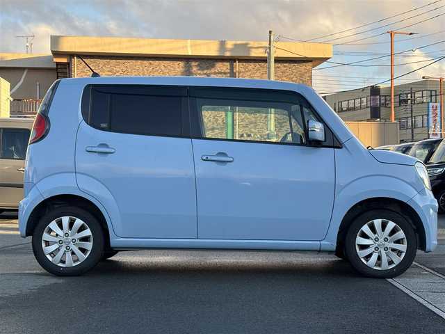 日産 モコ X 静岡県 2014(平26)年 8.5万km エアブルーメタリック エンジンスタートボタン/パワーウィンドウ/パワーステアリング/取扱説明書/アイドリングストップ/スマートキー/オートエアコン/ETC/純正ナビ（CD/DVFD/BT/フルセグ）/　　　デイスプレイ不良/バックカメラ/ベンチシート/合皮シートカバー/布シート/純正フロアマット/純正アルミホイール/ABS/盗難防止装置/Wエアバッグ