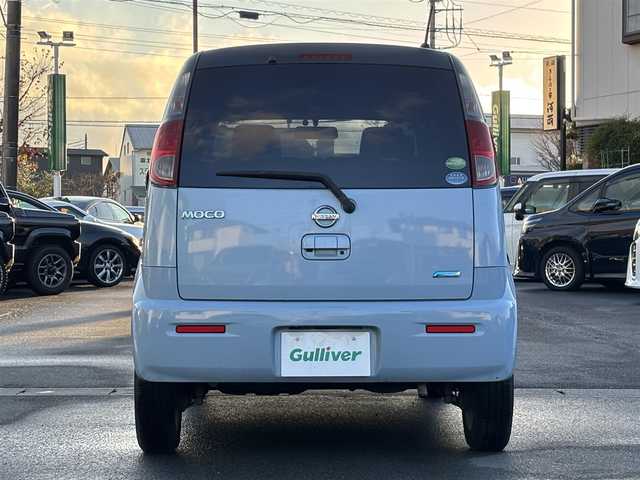 日産 モコ X 静岡県 2014(平26)年 8.5万km エアブルーメタリック エンジンスタートボタン/パワーウィンドウ/パワーステアリング/取扱説明書/アイドリングストップ/スマートキー/オートエアコン/ETC/純正ナビ（CD/DVFD/BT/フルセグ）/　　　デイスプレイ不良/バックカメラ/ベンチシート/合皮シートカバー/布シート/純正フロアマット/純正アルミホイール/ABS/盗難防止装置/Wエアバッグ