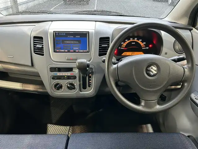 スズキ ワゴンＲ FX 愛知県 2009(平21)年 4.1万km シルキーシルバーメタリック 社外HDDナビ〈AVN558HD〉/電動格納ミラー/キーレスエントリー