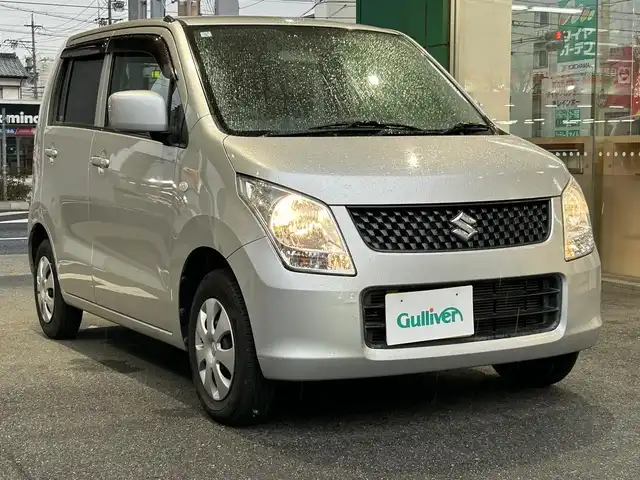 スズキ ワゴンＲ FX 愛知県 2009(平21)年 4.1万km シルキーシルバーメタリック 社外HDDナビ〈AVN558HD〉/電動格納ミラー/キーレスエントリー